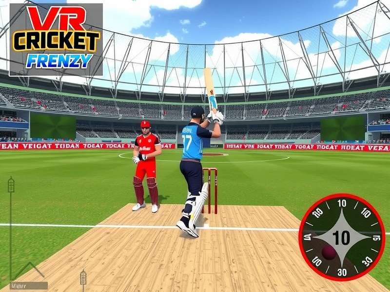 Indian VR Cricket Frenzy Gameplay Screenshot